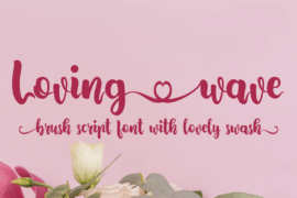 Lovingwave Font