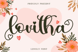 Lovitha – Personal Use Font