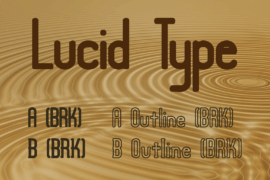 Lucid Type Font Family