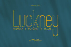 Luckney Demo Font Family