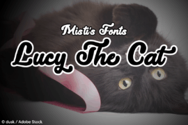 Lucy the Cat Font