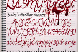Luismi Murder Font
