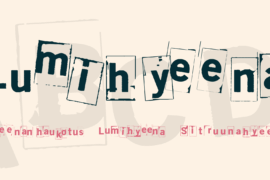 Lumihyeena Font Family