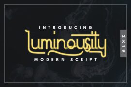 Luminousity FREE Font