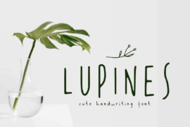 LUPINES demo Font