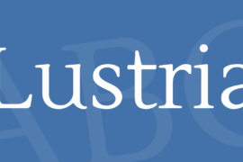 Lustria Font