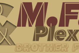 M.F. Plexus Italic Font