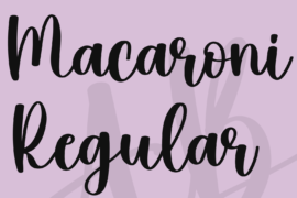 Macaroni Font