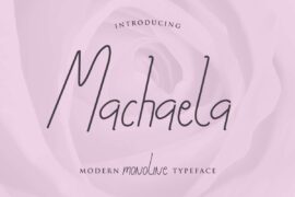 Machaela Demo Font