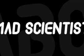 Mad scientist Font