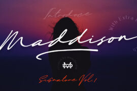 Maddison Signature DEMO Font
