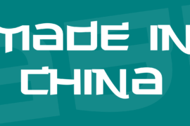 Made in China Font