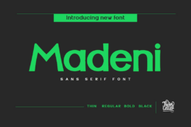 Madeni Personal Use Font Family