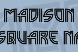 Madison Square NF Font
