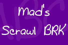 Mad’s Scrawl BRK Font