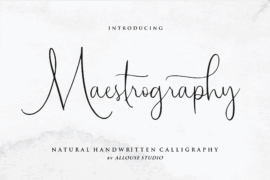 Maestrography Font