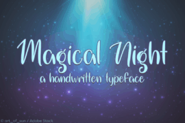 Magical Night Font