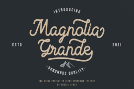 Magnolia Grande Regular Font