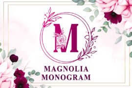 MAGNOLIA MONOGRAM Font