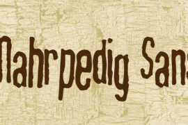 Mahrpedig Sans Font