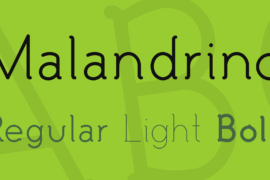 Malandrino Font Family
