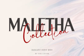 Maletha Collection Font Family