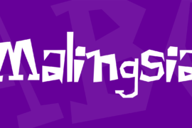 Malingsia Font