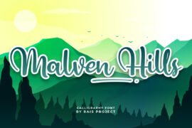 Malven Hills Demo Font