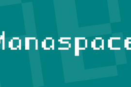 Manaspace Font