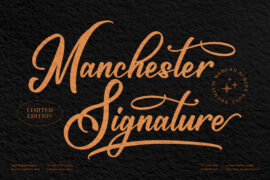 Manchester Signature Font Family