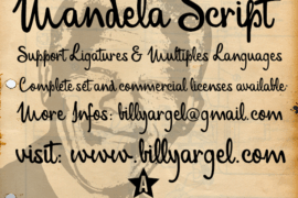 Mandela Script Personal Use Font