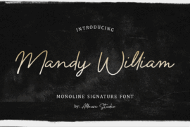 Mandy William Demo Font