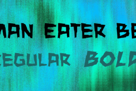 Man Eater BB Font Family