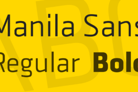 Manila Sans Font Family
