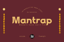Mantrap Personal Use Font Family