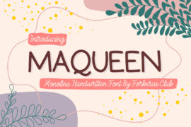 Maqueen Demo Font