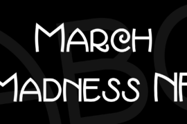 March Madness NF Font