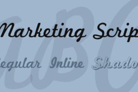 Marketing Script Font Family