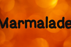 Marmalade Font