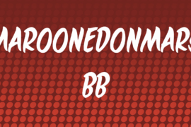 MaroonedOnMars BB Font