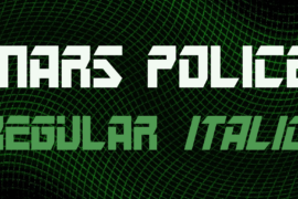 Mars Police Font Family