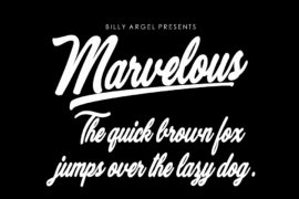 Marvelous Personal Use Font