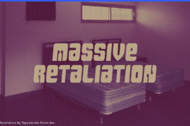 Massive Retaliation Font