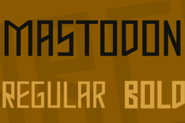 Mastodon Font Family