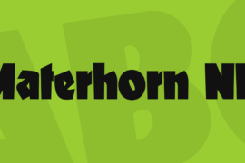 Materhorn NF Font