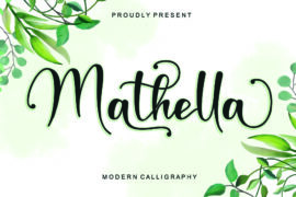 Mathella – Personal Use Font