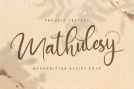 mathulesy Font