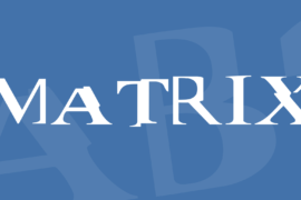 Matrix Font
