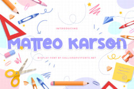 Matteo Karson Demo Font