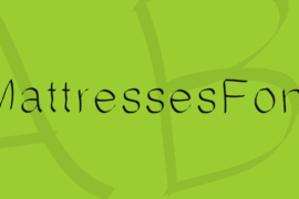 MattressesFont Font